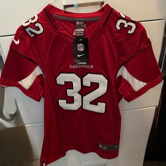 NFL Women’s Nike Red Jersey with Number 32 - Picture 1 of 3